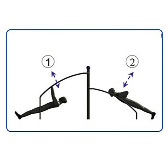 Art Outside Outdoor-Fitnessgerät "Armzug-Liegestütz-Station" – Bild 2