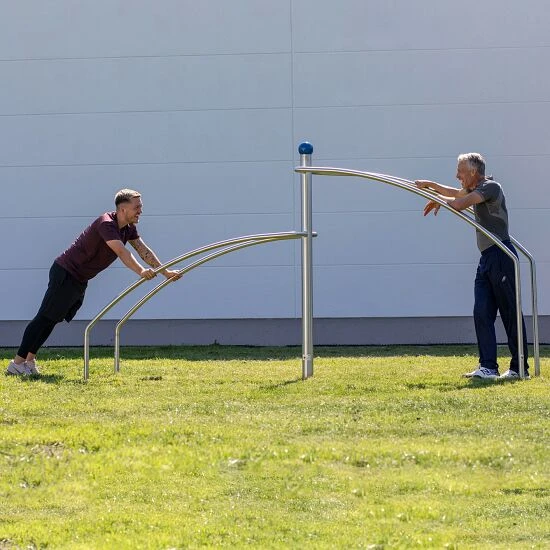 Art Outside Outdoor-Fitnessgerät "Armzug-Liegestütz-Station" – Bild 3