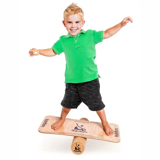 RollerBone Balance-Board-Set "Starter Kork" – Bild 2