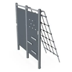 Kompan Outdoor-Fitnessgerät "Hinderniswand Mit Kletternetz"